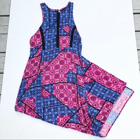 MINKPINK Patchwork Boho Maxi Dress Size M - Picture 4 of 11